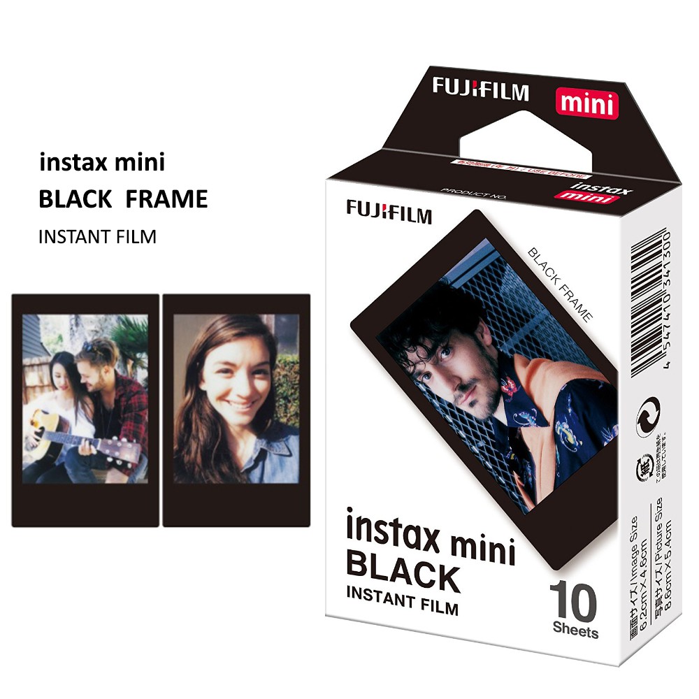 Fujifilm Instax film Black ฟิล์มโพราลอยด์ Lazada.co.th