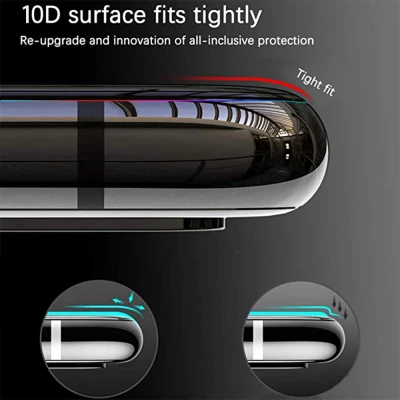 Screen Protector 10D Full Cover For iPhone 11 Pro Max Tempered Glass for iPhone XR Screen Glass For 12 Pro Max 12 mini Glass XS