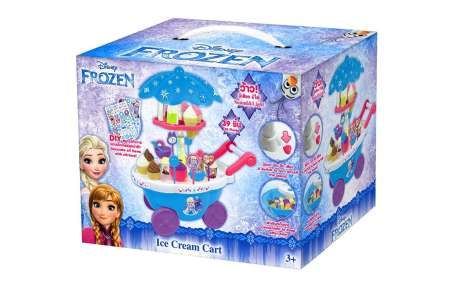 K TOYS ชุดรถขายไอศกรีม โฟรเซ่น ลายลิขสิทธิ์แท้ ขนาด ย 20*ก 3.3*ส 38 ซม.