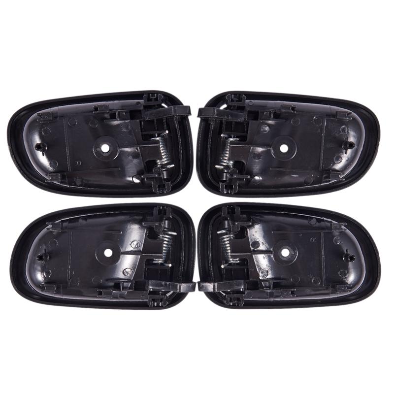 fits Toyota Inside Interior Door Handle Left Right Driver Passenger Black Set
