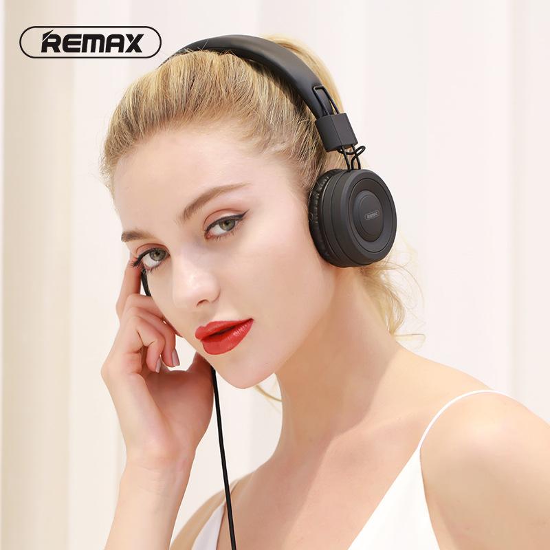 Remax Wired Headphone For Music And Calls RM-805 หูฟังแบบครอบหู รองรับ iOS และ Android