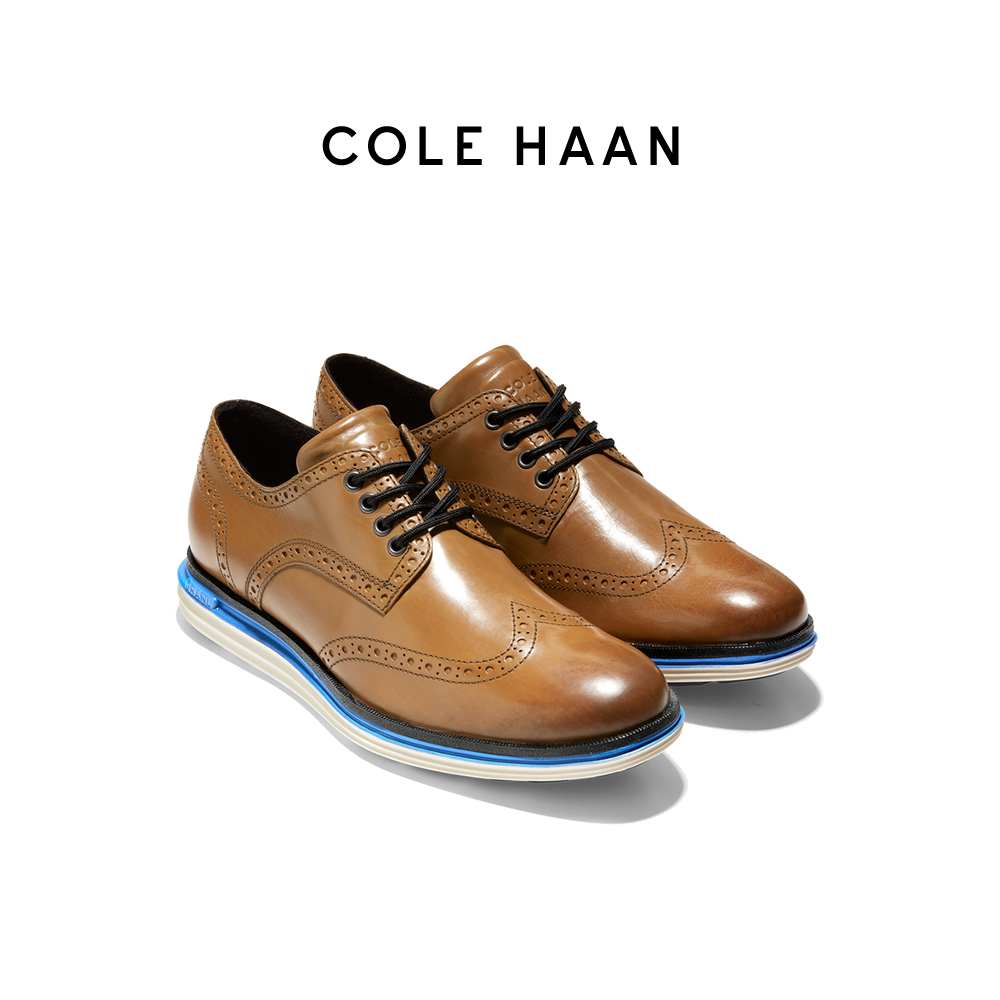 COLE HAAN รองเท้าทำงานผู้ชาย หนังแท้ รุ่น OG WING OX LUXURY (ORIGINAL GRAND TECH.) สี BROWN รองเท้า รองเท้าหนัง รองเท้าผู้ชาย