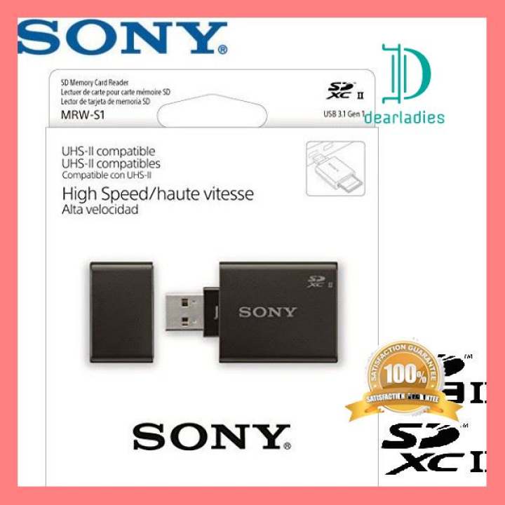 บริการเก็บเงินปลายทาง card reader Sony SDXC UHS-II Card Reader USB3.1 คุณภาพดี