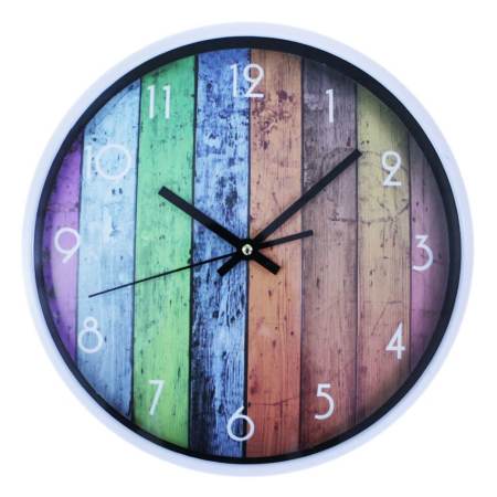 CKL นาฬิกาแขวนผนัง 12 นิ้ว ลายวินเทจ รุ่น N-324 ( ฟรี พรมเช็ดเท้า 1 ผืน )