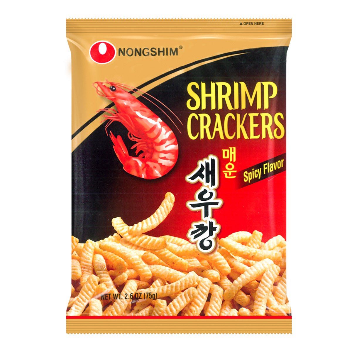 ขนมเกาหลี Nongshim SHRIMP CRACKERS HOT&SPICY 75g Lazada.co.th