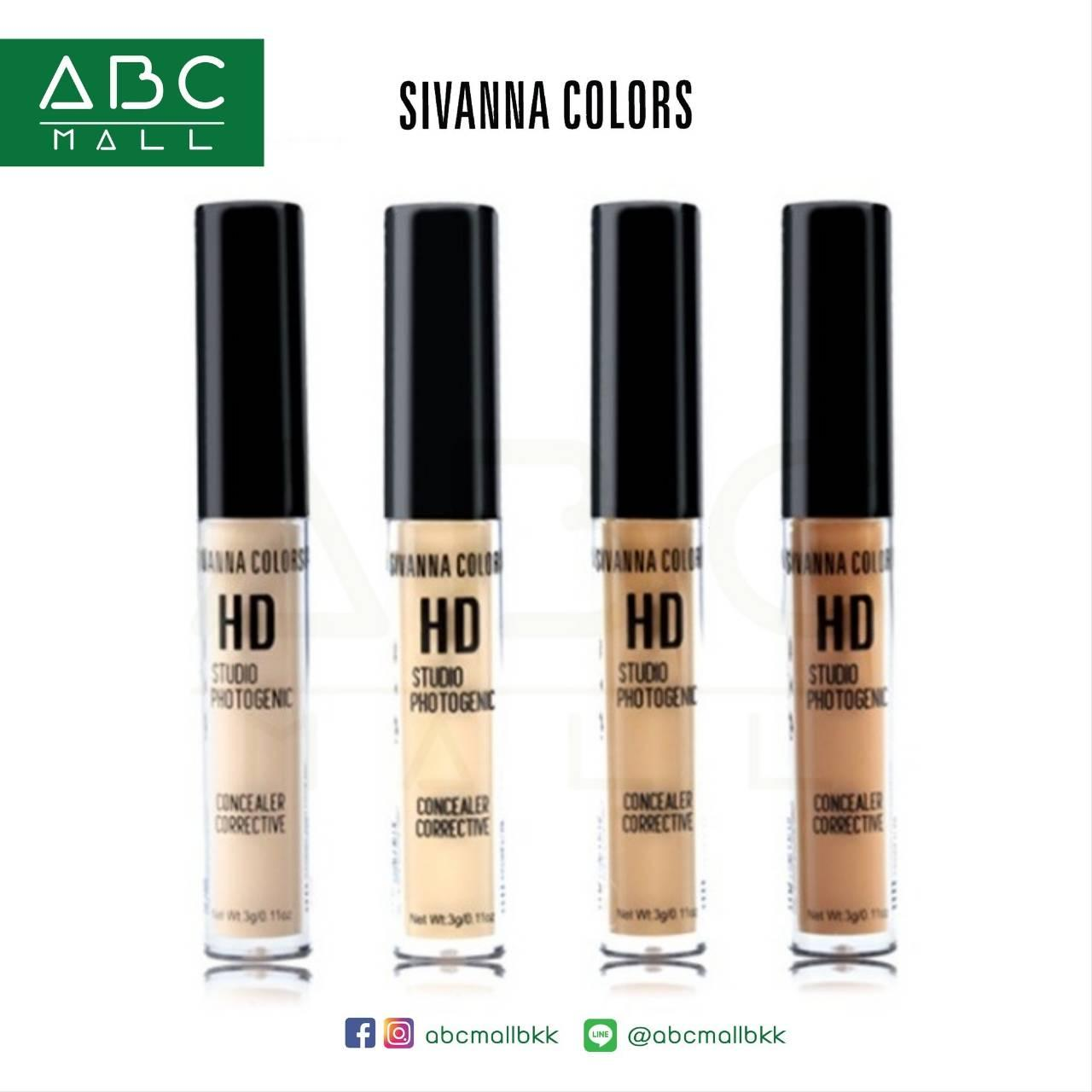 SIVANNA HD STUDIO PHOTOGENIC CONCEALER CORRECTIVE (HF7005) : ซิวานน่า คอนซีลเลอร์ x 1 ชิ้น @abcmall