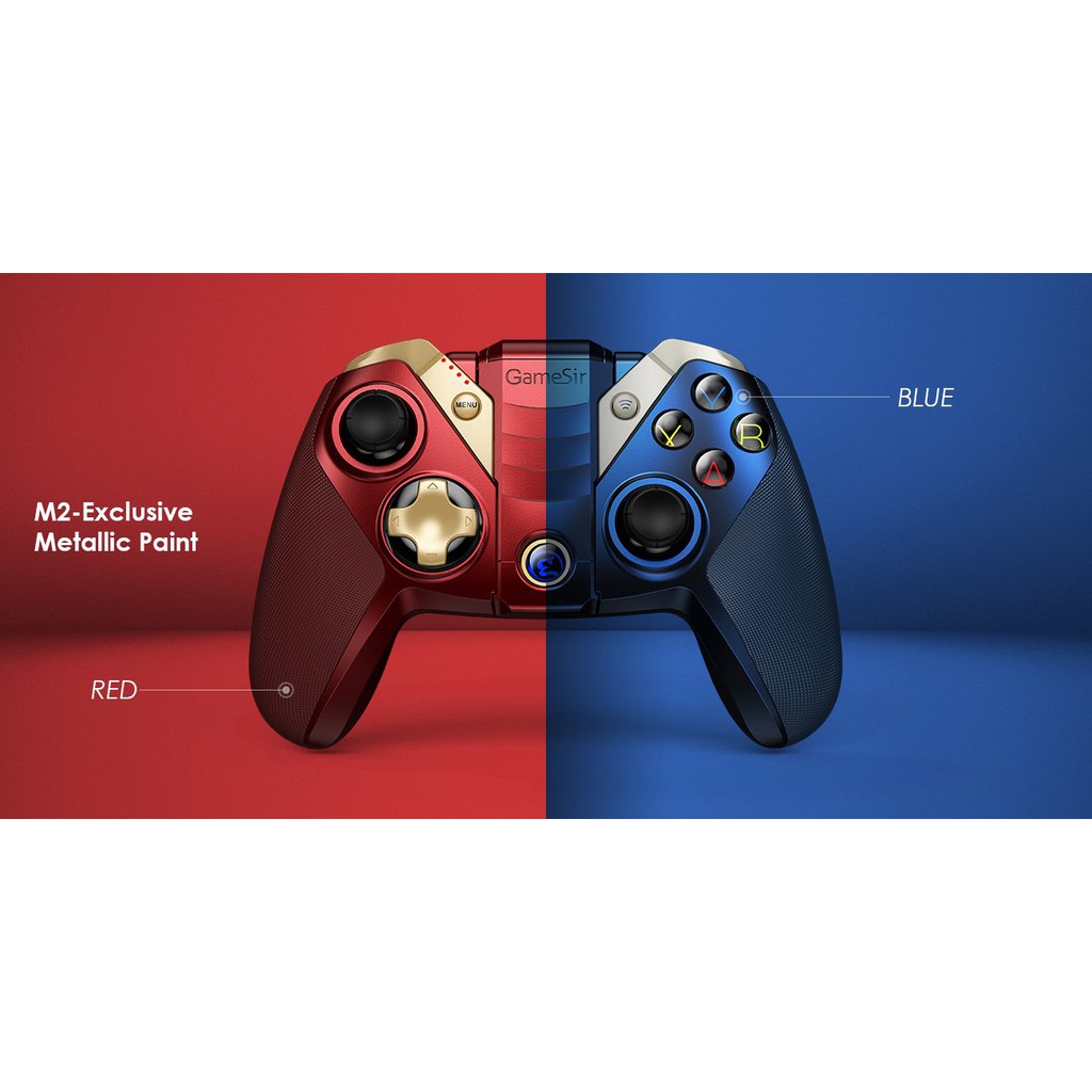 GameSir M2 MFi Bluetooth Controller Joypad จอยเกมบลูทูธไร้สาย จอยเกมส์ เกมแพด รองรับการใช้งานกับอุปกรณ์ระบบ iOS ทุกรุ่น