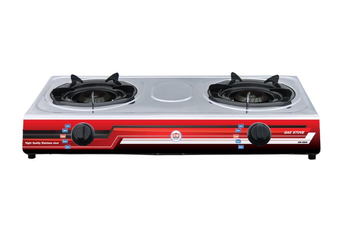 House Worth  เตาแก๊สหัวคู่ รุ่น HW-GS06