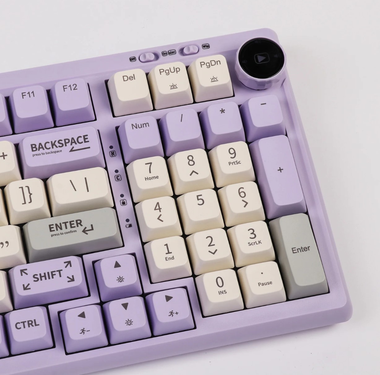 (PRE-ORDER) EPOMAKER RT100 95 Retro Mechanical Keyboard with Knob and ...