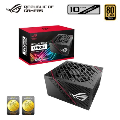 ROG Strix 850W Gold Power supply brings premium cooling performance to the mainstream.