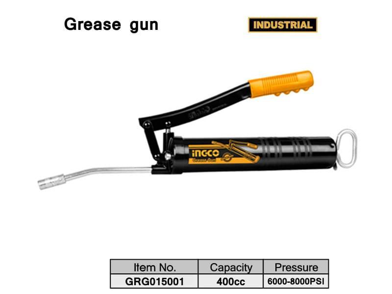 INGCO กระบอกอัดจารบี สายอ่อน + สายแข็ง 400 ซีซี รุ่น GRG015001 ( Grease