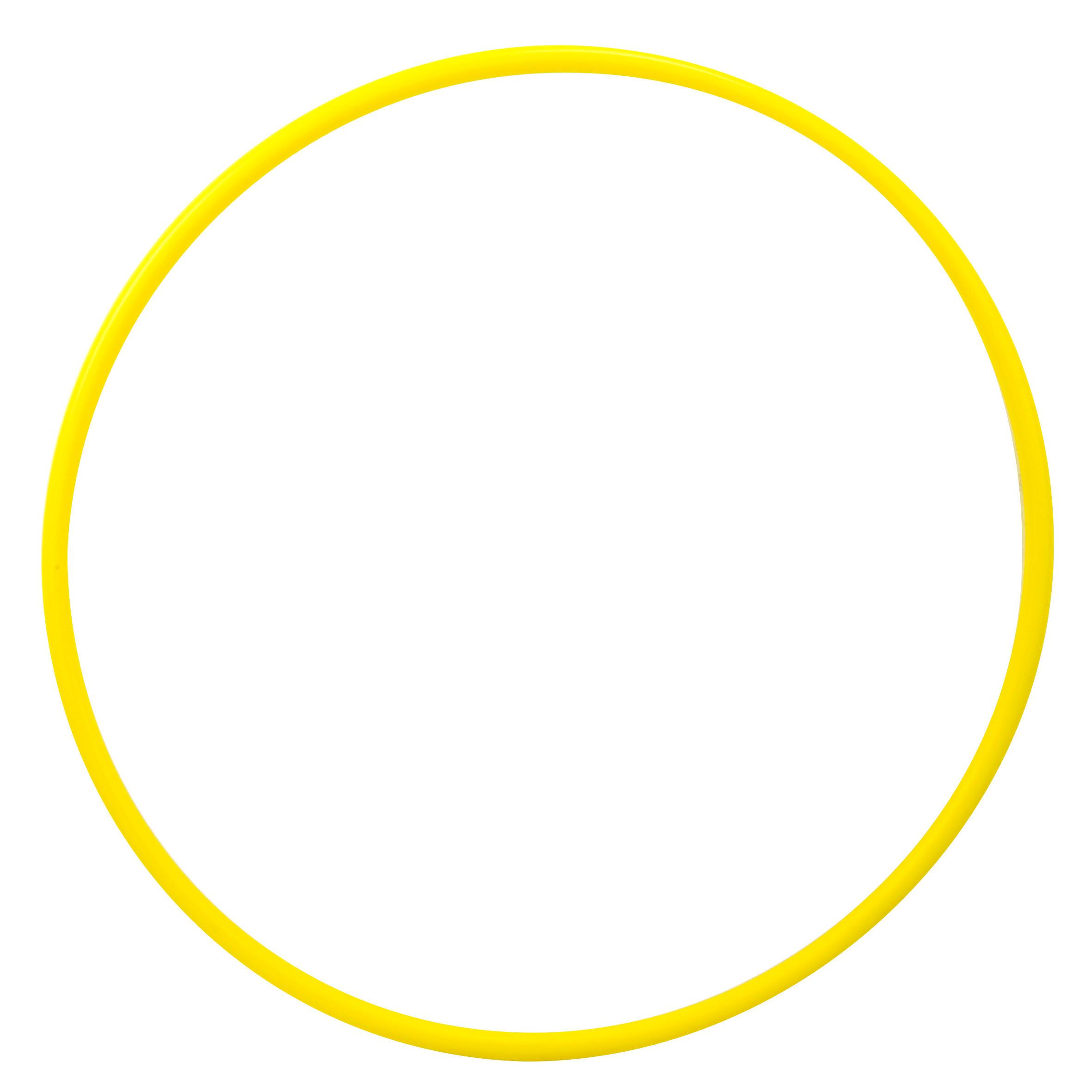 [ด่วน!! โปรโมชั่นมีจำนวนจำกัด] ห่วงยิมนาสติกลีลา 65 ซม. (สีเหลือง) สำหรับ ยิมนาสติก