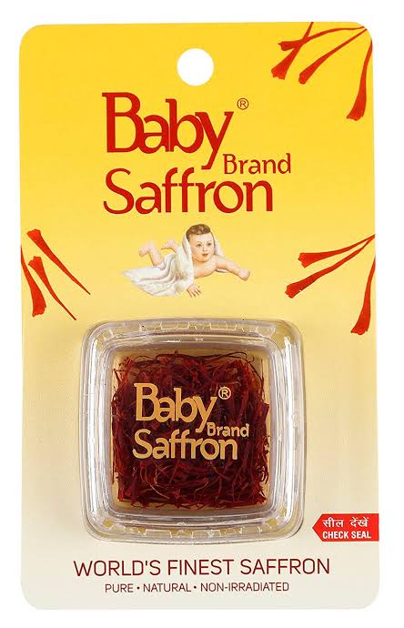 Baby 100% Pure World's Finest Saffron (Kesar) 1g  เบบี้ซัฟฟรอนเพียวเวิลด์ 100% (เคสซาร์)