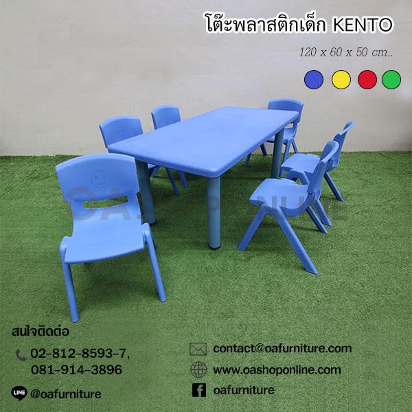ชุดโต๊ะเก้าอี้พลาสติกเด็ก Kento By Oa Furniture.