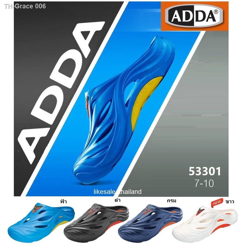 รองเท้าทรงหัวโต ADDA รุ่น 53301 รองเท้าแตะปิดหัวผู้ชาย เบอร์7-10 น้ำหนักเบา สวมใส่นุ่มสบายเท้า ลุยน้ำได้