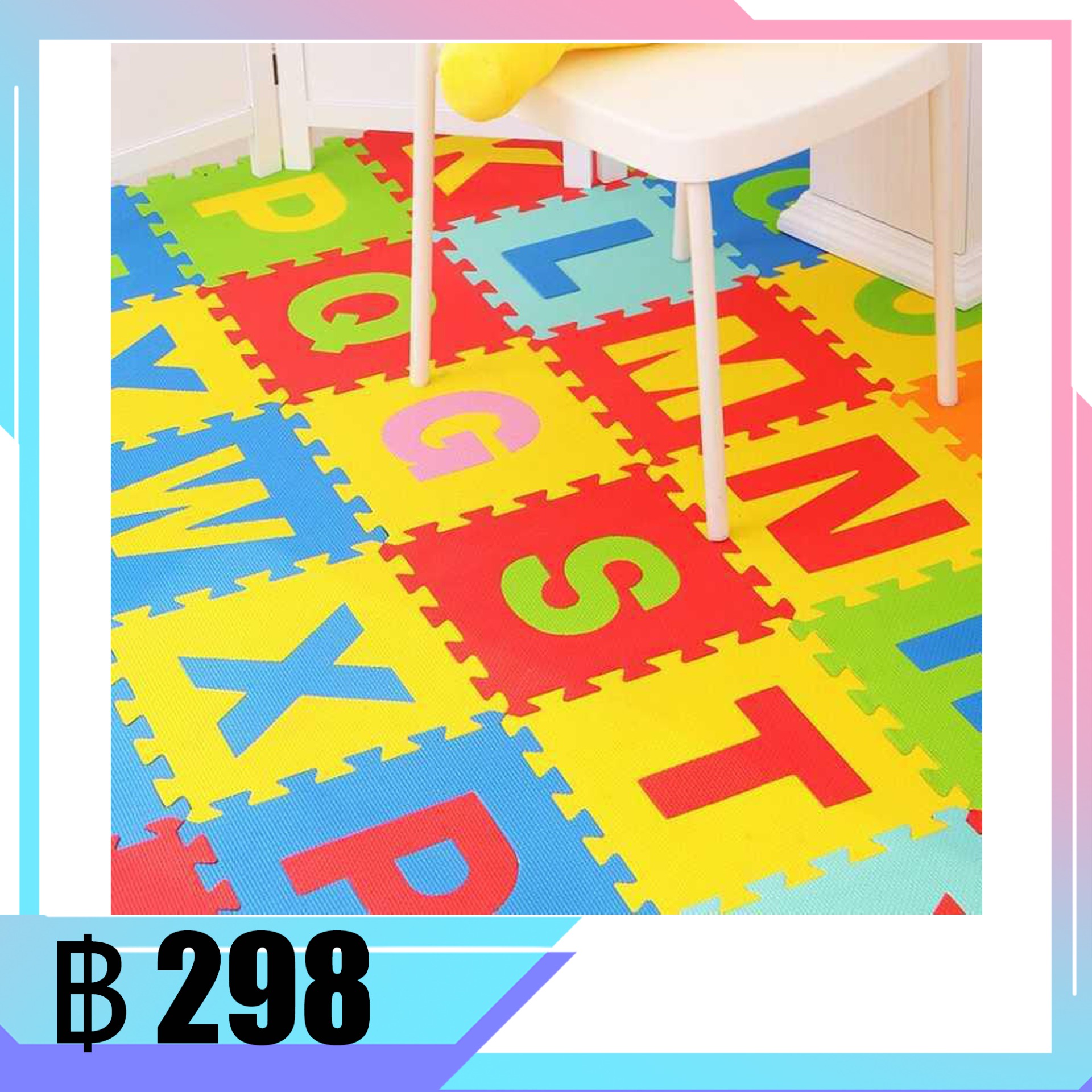 Jigsaw Mosaic floor mat crawling pad anti-fall foam pad baby climbing mat tatami mat foam floor pad