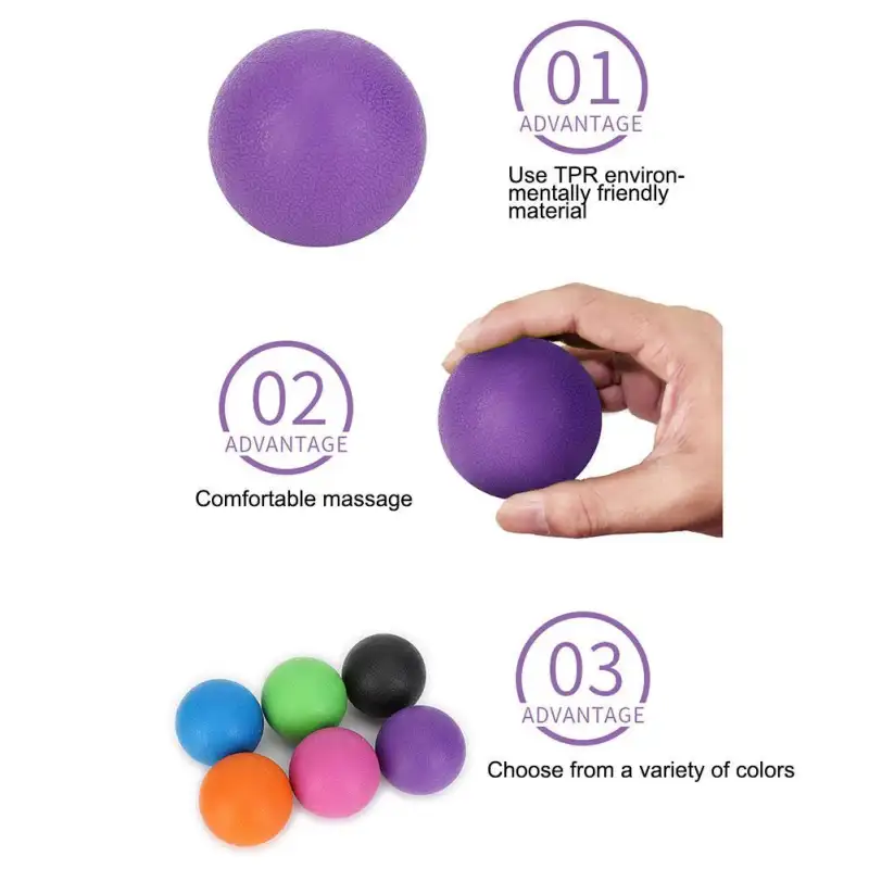 ภาพสินค้าEOSM พังผืดบอลถั่วลิสงนวดบอลความหนาแน่นสูงน้ำหนักเบาบรรเทาอาการปวดนวดบอล fascia ball peanut massage ball Purple จากร้าน EOSM Local Store บน Lazada ภาพที่ 7