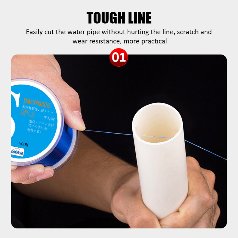 Details about   500M Nylon Fishing Line Diameter 0.10mm To 0.47mm Japanese Durable Monofilament 