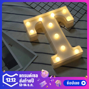 FL ไฟ LED ตัวอักษรภาษาอังกฤษ A-Z / ไฟประดับตกแต่ง LED Light Up Letter