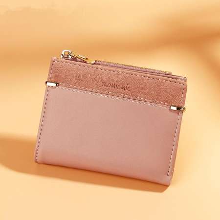 Rock  life  Women Wallets Leather Female Purse Mini Hasp Solid Multi-Cards Holder Fashion Coin Short Wallets Slim Small Wallet Zipper Hasp  R1172