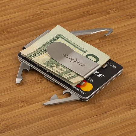 กระเป๋าเครื่องมือสำหรับเก็บบัตร + ธนบัตร Nite Ize  Financial Tool Money Clip+Pocket Tools