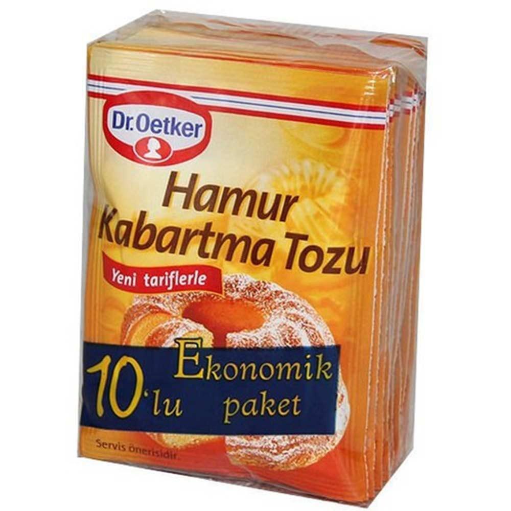ผงฟู baking powder จำนวน 10 ซอง (ขนาด 10 กรัม*10ซอง) Hamur Kabartma Tozu แบรนด์ dr.oetker  พร้อมจัดส่ง