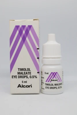 Timolol Maleate EYE DROPS, 0.5% 5 ml Alcon หยอดตาลดความดันในลูกตา รักษาโรคต้อหิน