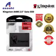ภาพขนาดย่อของภาพหน้าปกสินค้าKingston SSD โซลิดสเตทไดรฟ์/SSD A400 SATA 3.0 2.5inch-120GB/240GB/480GB/960GB ฮาร์ดไดรฟ์ภายในประกัน 3 ปี จากร้าน Waaroom บน Lazada ภาพที่ 9
