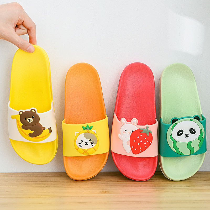 YIWUSHOP ปลีก/ส่ง YW10051 รองเท้าเด็ก รองเท้าเด็กลายการ์ตูน รองเท้าแตะลายการ์ตูน รองเท้าใส่ในบ้าน