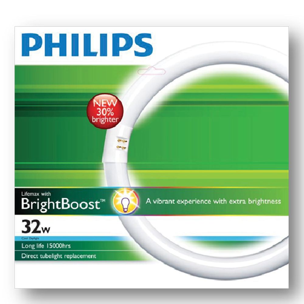 ฟิลิปส์ นีออนกลม SUPER TLE 32 วัตต์ แสงขาว/Philips Neon Round SUPER TLE 32 Watt White Light