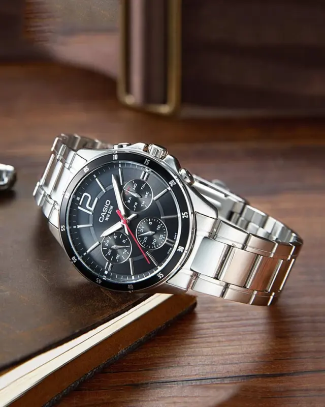 ภาพหน้าปกสินค้าWin Watch Shop Casio Standard นาฬิกาผู้ชาย สายสเตนเลส รุ่น MTP-1374D-1AVDF -มั่นใจ สินค้าของแท้ 100% รับประกันสินค้า 1 ปี ( สุดๆ) จากร้าน Win Watch Shop บน Lazada