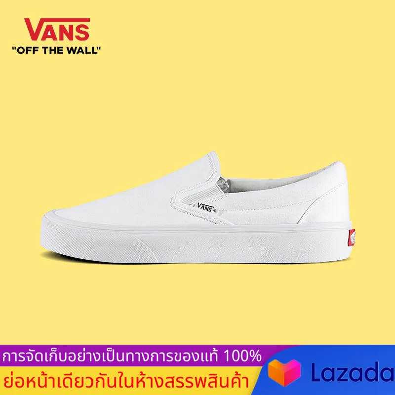 【ของแท้อย่างเป็นทางการ】สไตล์เดียวกันที่เคาน์เตอร์ Vans Old Skool Slip On รายการส่งเสริมการขาย รองเท้าผู้ชาย รองเท้าผู้หญิง รองเท้ากีฬา รองเท้าลำลอง รองเท้าวิ่ง รองเท้าผ้า VN000EYEW001 ร้านค้าอย่างเป็นทางการ