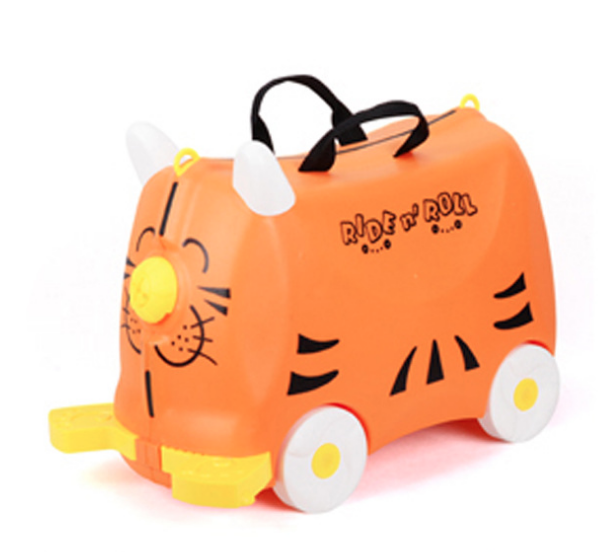 Kids Travel Bag Rides and Roll กระเป๋าเดินทางสำหรับเด็ก ลากได้ จูงได้ นั่งได้ กระเป๋าล้อลากแบบนั่งได้ ของเล่นเด็ก Exceed BBB004