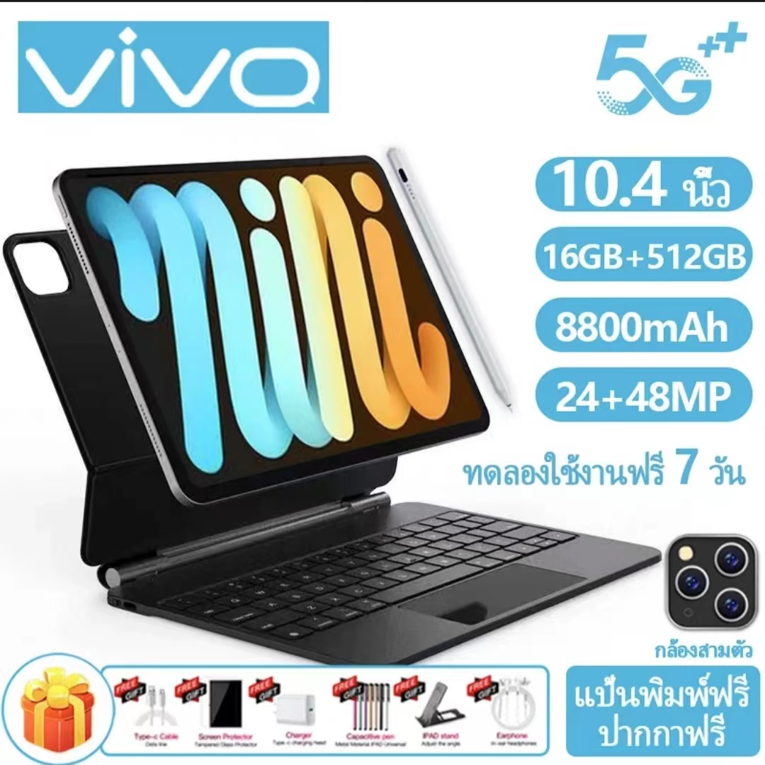 Tablet With Best Sound Quality One Year Warranty 2023 VlV0 Tablet 10.4 12GB512GB Good Sound Quality