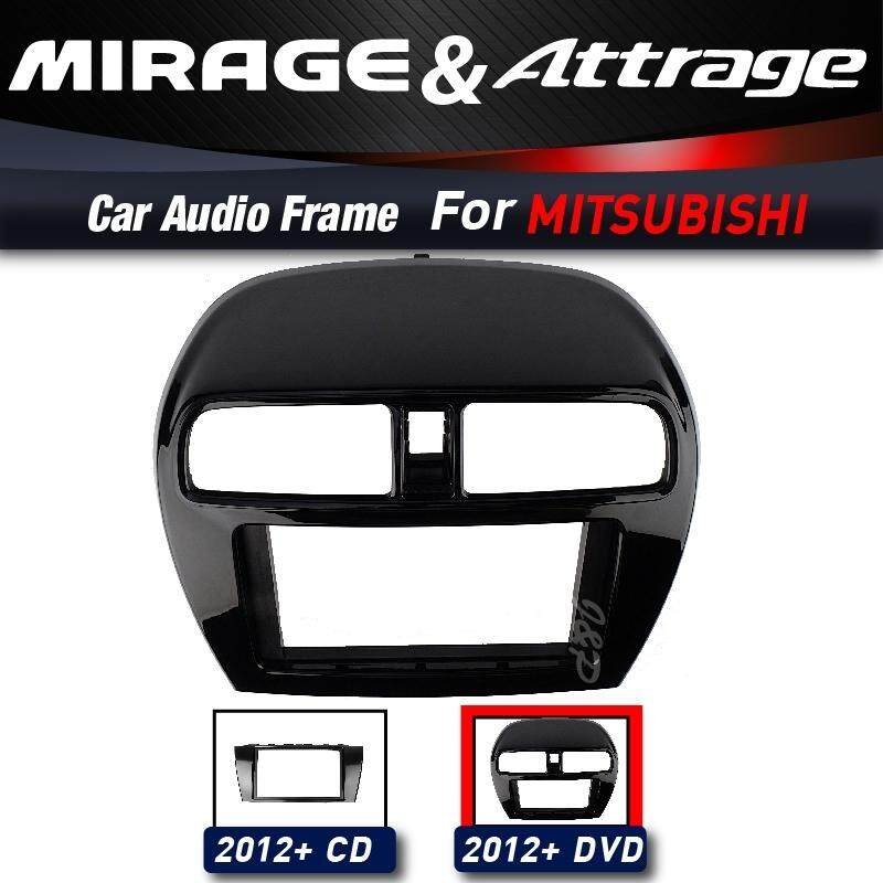 หน้ากากวิทยุ MITSUBISHI MIRAGE และ ATTRAGE 2012+ เครื่องเสียงรถ มิราจ แอดทราจ