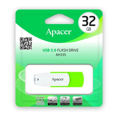 Apacer AH335 USB2.0 แฟลชไดร์ฟ 32GB (Apacer AP32GAH335G-1)