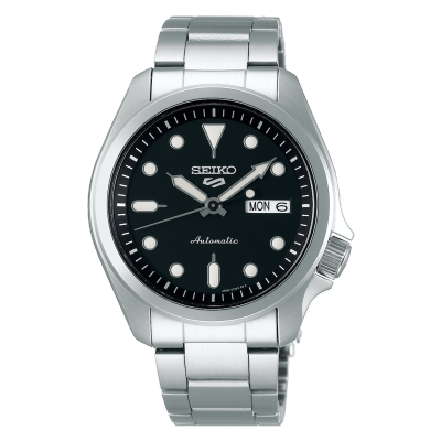 ดูภาพ SEIKO 5 SPORT รุ่น SRPE55K1 (ดำ สายสแตนเลส) เครื่องศูนย์ไทย เพิ่มเติม SEIKO 5 SPORT รุ่น SRPE55K1 (ดำ สายสแตนเลส) เครื่องศูนย์ไทย