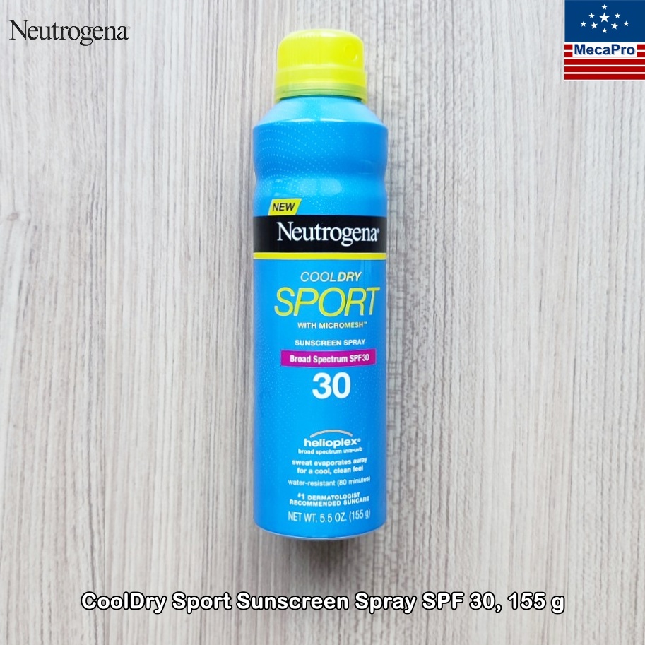Neutrogena® Cooldry Sport Sunscreen Spray SPF 30, 155 g นูโทีจีนา