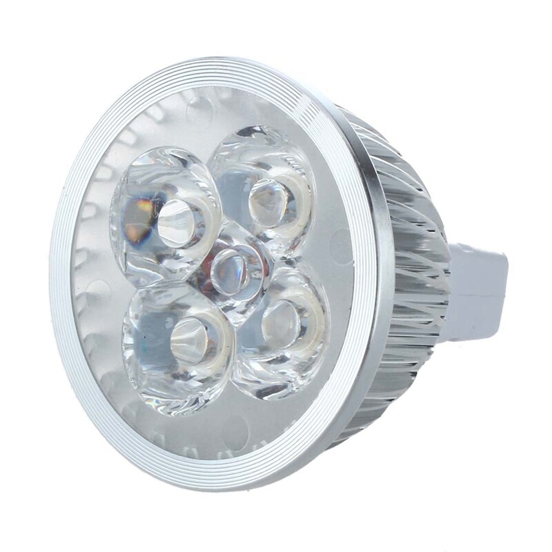 LED MR16 Spotlight 12V 4W (340ลูเมน-50วัตต์เทียบเท่า) 3200K มุมลำแสงมุม30องศา