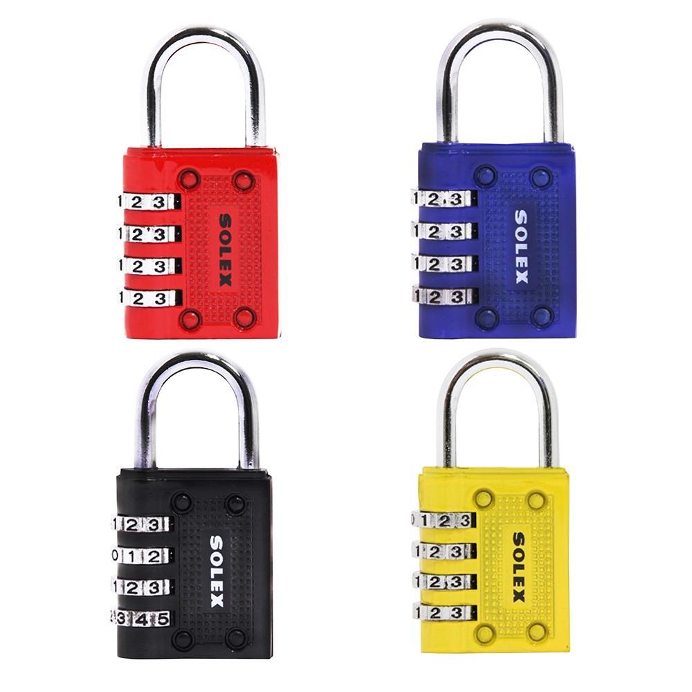 (+Promotion) SOLEX COMBINATION LOCK กุญแจ รหัส 4 รหัส C44 ล็อค กระเป๋า กระเป๋าเดินทาง ตู้ล็อคเกอร์ ตู้จดหมาย ราคาถูก ตู้จดหมาย ตู้จดหมาย ส แตน เล ส ตู้จดหมาย วิน เท จ ตู้จดหมาย พลาสติก