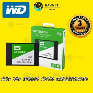 สินค้า 🔥HOT⚡️ 120GB SSD WD GREEN SATA WDSSD120GB-SATA-GREEN-3D รับประกัน 3 ปี