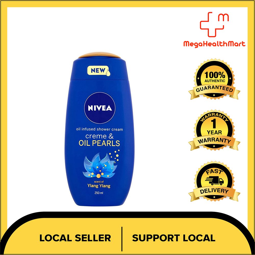 NIVEA Shower Cream & Oil Pearls, Ylang Ylang, 250ml อุปกรณ์เสริมความงาม