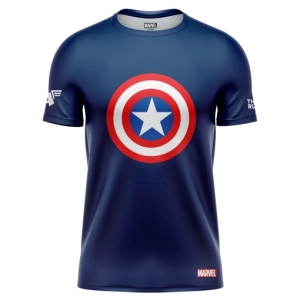 ภาพหน้าปกสินค้า[โค้ด DSCU4M ลด60] Thairun (ไทยรัน) เสื้อวิ่ง เสื้อกีฬา MARVEL Captain America Navy Shield ลิขสิทธิ์แท้ ซึ่งคุณอาจชอบสินค้านี้