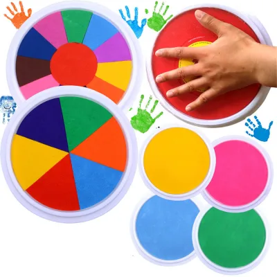 Environmental protection washable children's finger ink sponge ink painting graffiti palm ink