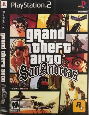 แผ่นเกมส์ PS2 Grand Theft Auto San Andreas