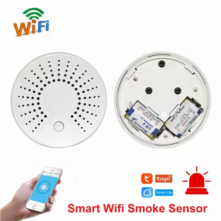 Wi-Fi Smart Store Smoke Sensor เครื่องตรวจจับควัน เซ็นเซอร์เตือนภัย
