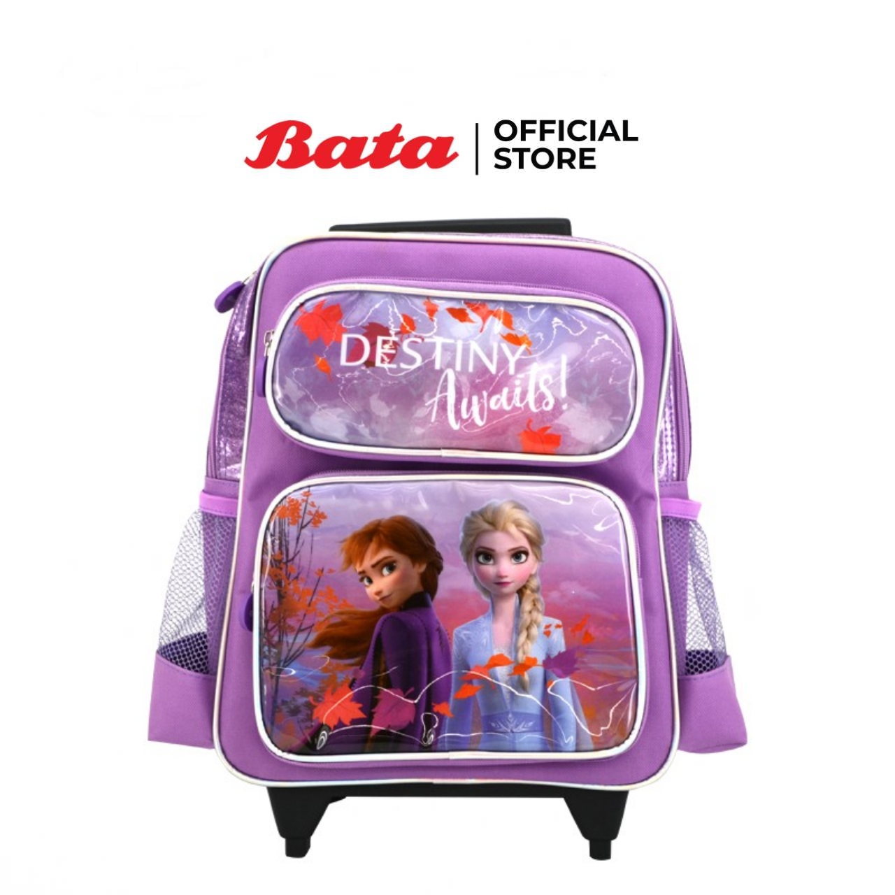Bata CHILDREN BAGS กระเป๋าล้อลากสำหรับเด็ก ลาย FROZEN สีม่วง รหัส 9929479 School