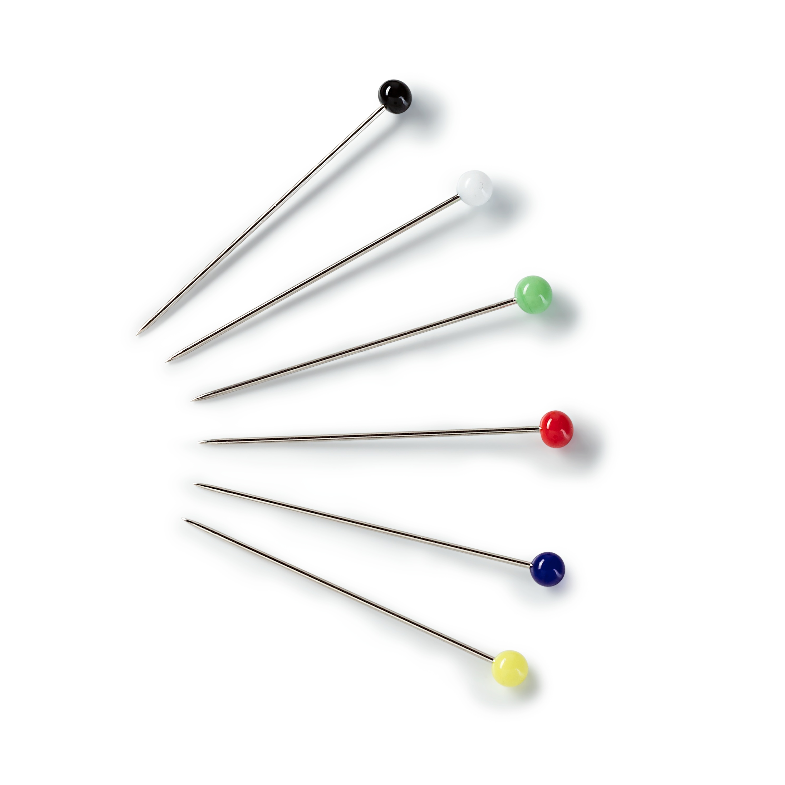 Prym Glass-headed pins, 0.60 x 30mm, multi-colour, 9g / เข็มหัวแก้ว ขนาด 0.60 x 30 มิลลิเมตร แบรนด์ Prym จากประเทศเยอรมนี (G029620)