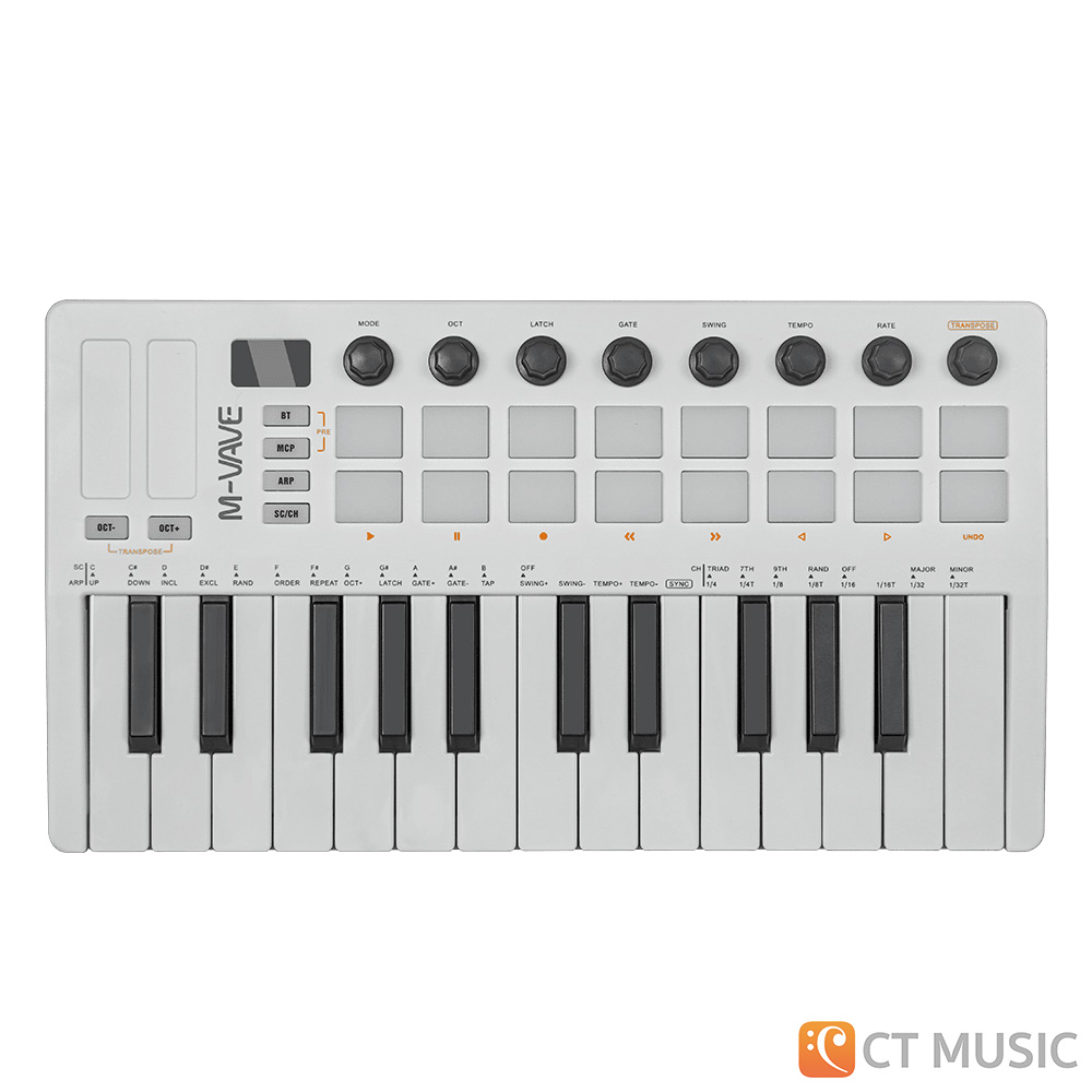 M-VAVE SMK-25 8 Pads / SMK-25 II 16 Pads / SMK-25 Mini Midi Controller ...