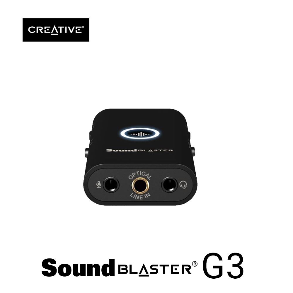 CREATIVE Sound Blaster G3 External USB Sound Card